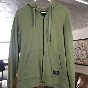 Green sweatshirt